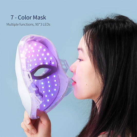 LED Face Neck Mask Rechargeable  SPA Skin Care Tool